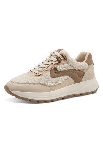 Tamaris Damen Sneaker Low 1-23795-45 401 Frauen M2379545 Beige/Suede