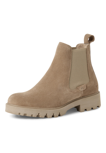 Tamaris Damen Chelsea Boot Stiefelette 1-25448-45 400 Frauen Beige M2544845
