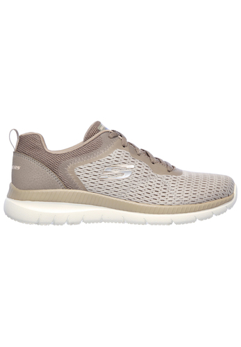 Skechers Bountiful - QUICK PATH Damen Sneaker Trainingsschuhe 12607 Taupe 