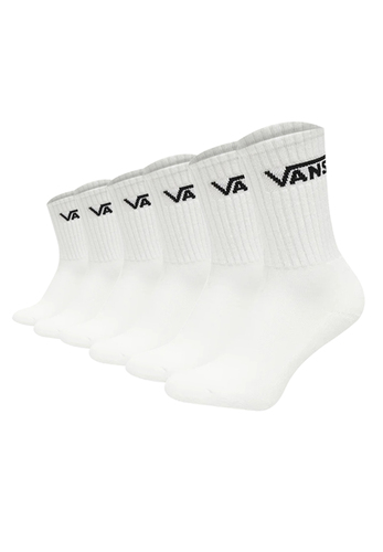 6 Paar Vans Classic Crew Sportsocken Tennis Socken VN000 QCB  