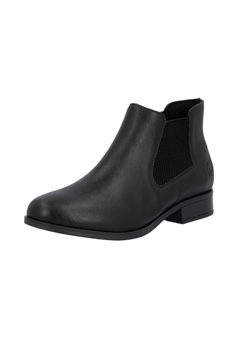 Rieker Damen Chelsea Boot Stiefelette Stiefel 77050-00 schwarz 