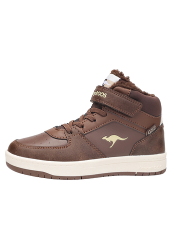 KangaROOS K-CP Bound Mid EV High-Top Kinder Unisex Sneaker Warmfutter braun 