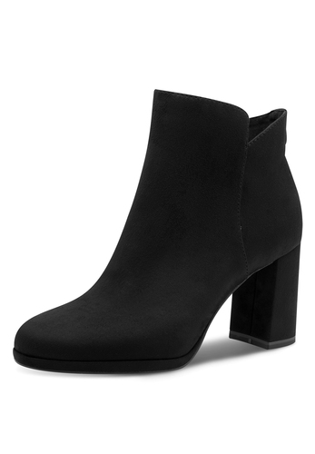 Tamaris Damen Textil Stiefelette Boot 1-25362-45 001 Stiefel M2535245 schwarz