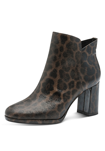 Tamaris Damen Textil Stiefelette Boot 1-25362-45 360 Stiefel Leopard