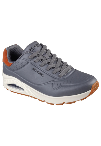 Skechers Herren Street UNO Tailored Air Sneaker 183007 Grau 