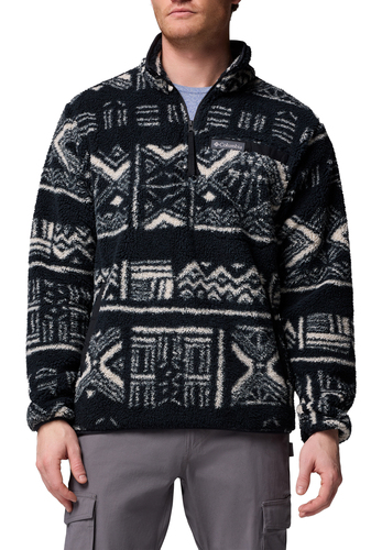 Columbia Rugged Ridge Sherpa 1/2 Zip Herren Fleecejacke Outdoor 2135471 schwarz