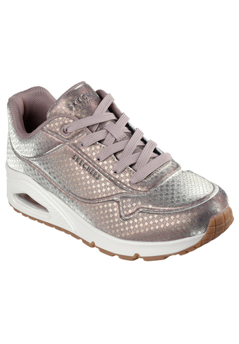 Skechers Damen Street UNO Disco Nite Sneaker 177162 RSGD Ros�gold