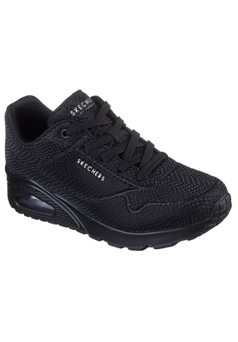 Skechers Damen Street UNO Shiny Scale Sneaker 177861 BBK Schwarz