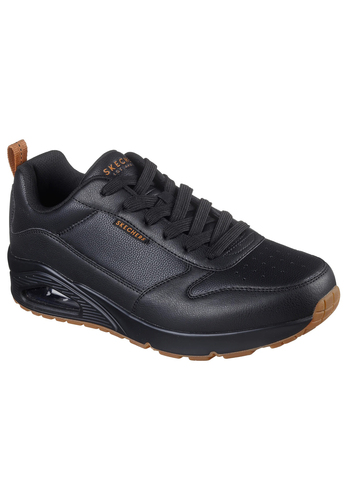 Skechers Herren Street UNO Alder Sneaker 183012 B Schwarz
