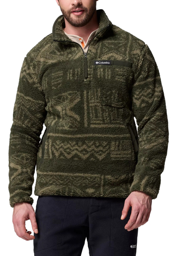 Columbia Rugged Ridge Sherpa 1/2 Zip Herren Fleecejacke Outdoor 2135471 gr�n 