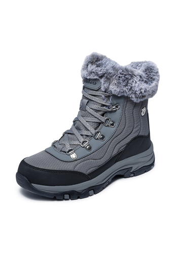 Skechers Damen Trego Stormie Winterstiefel Boots 167893 CCL Grau  