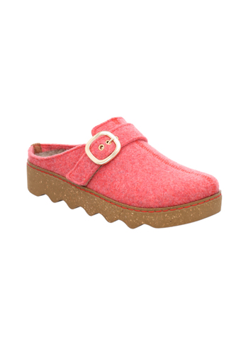 Rohde Foggia Filz Clogs Damen Hausschuhe Pantolette 6117 40 rot  