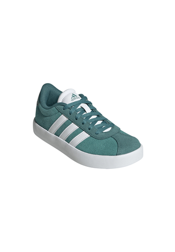 Adidas VL Court 3.0 K Kinder Unisex Sneaker Wildleder JS3490 gr�n