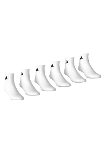 adidas Unisex CUSHIONED SPORTSWEAR ANKLE QUARTER Socken 6 Paar Pack 
