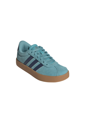 Adidas VL Court 3.0 K Kinder Unisex Sneaker Wildleder IH3949 Blau