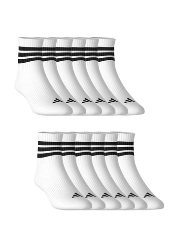 adidas Performance 3S ESS C MID CUT Socken Unisex Kn�chelsocken 12 Paar 