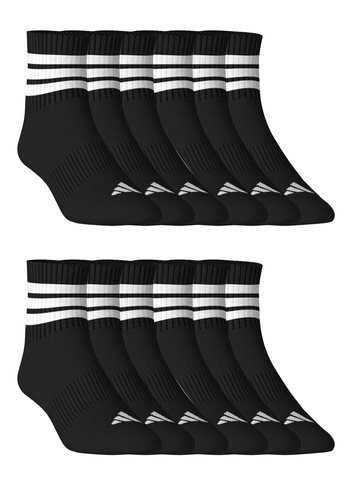 adidas Performance 3S ESS C MID CUT Socken Unisex Kn�chelsocken 12 Paar 
