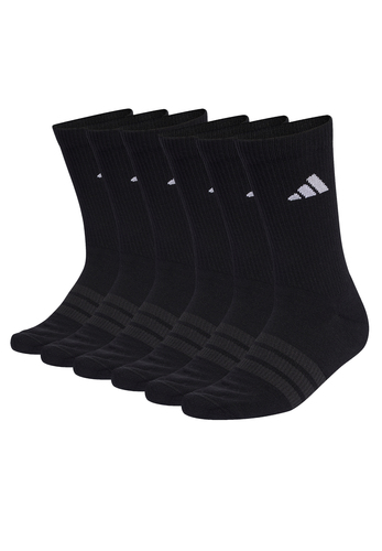 adidas Unisex Cushioned Sportswear Crew Socken 6er-Pack Tennissocken 6 Paar