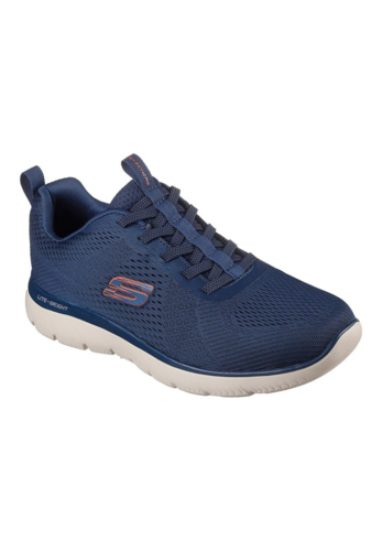 Skechers Herren Summits Eckler Slip-ins Sneaker 232963 NVOR Navy/Orange