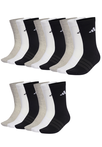 adidas Unisex Cushioned Sportswear Crew Socken 15er-Pack Tennissocken 15 Paar