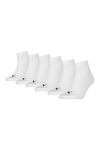 PUMA Unisex Quarter-Socken Damen Herren F��linge 6-er Pack
