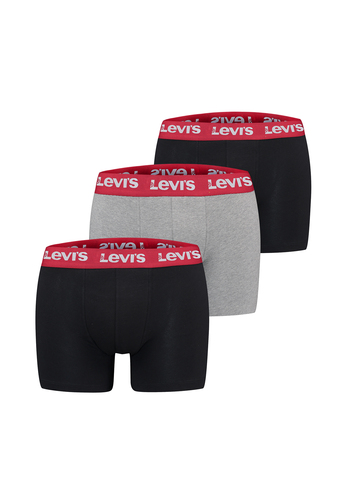 3 er Pack Herren Levis REPEAT LOGO BOXER Brief Boxershorts Unterw�sche Pants 