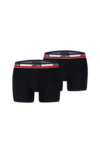 Levis Herren Boxershorts REPEAT SPW LOGO BOXER Unterw�sche Pants 2-er Pack