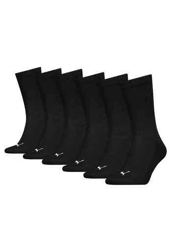 PUMA Unisex Crew-Socken Unisex f�r Damen Herren Tennissocken 6-er Pack