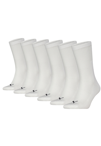 PUMA Unisex Crew-Socken Unisex f�r Damen Herren Tennissocken 6-er Pack