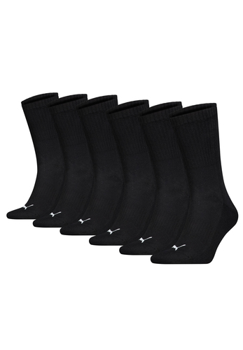 PUMA Unisex Crew-Socken Unisex f�r Damen Herren Tennissocken 6-er Pack