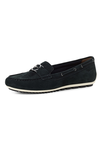 Tamaris Damen Slipper 1-24630-44 805 Moccassin Frauen Schuhe Leder M2463044 navy