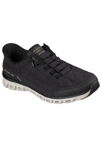 Skechers Damen Slip-ins Glide-Step Cozy Fit Sneaker At Ease 104556 BKNT