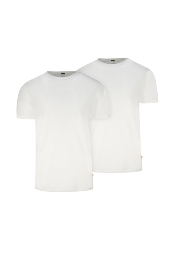 Levis Herren T-Shirt 2-er Pack Men Herren Unterhemd Rund-Ausschnitt 