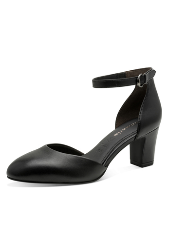 Tamaris Leder Pumps 1-22401-42 003 Damen Frauen Schuhe M2240142 schwarz