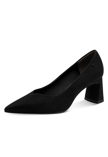 Tamaris Damen Pumps 1-22453-45 001 Frauen Schuhe elegant Textil schwarz 