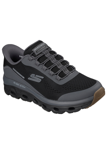Skechers Herren Sneaker Glide Step Sole Glover Peak 237812 BKCC Black Charcoal