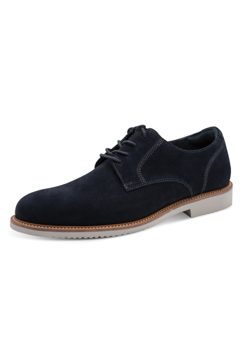 Tamaris Herren Leder Schn�rschuhe 1-13205-46-805 Halbschuh Business Schuhe blau