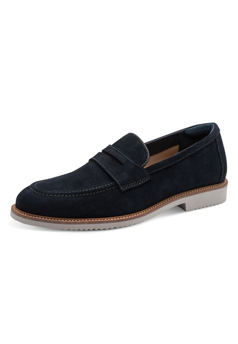 Tamaris Herren Leder Slipper 1-14205-46-805 Halbschuh Business Schuhe blau