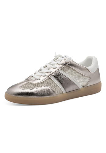 Tamaris Damen Sneaker 1-23639-46-957 Frauen Low Top Schuhe Metallic