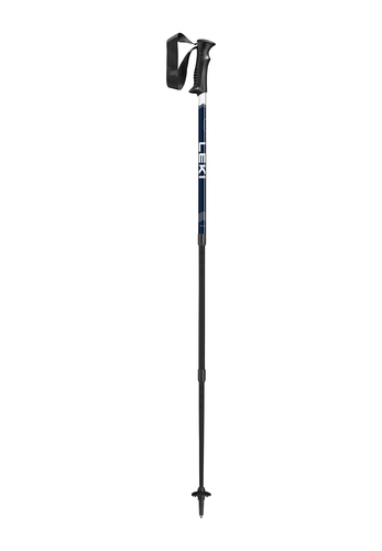 Leki Eagle 110 - 145 cm Trekkingst�cke Teleskopst�ck Wanderst�cke Blau Schwarz