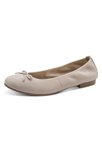Tamaris Ballerina 1-22166-44-341 Damen Frauen Schuhe Leder Beige