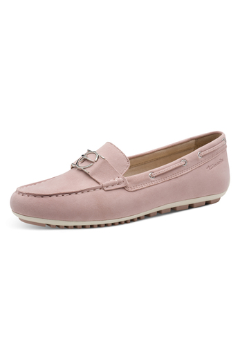Tamaris Damen Slipper 1-24630-44-521 Moccassin Frauen Schuhe Leder Rosa