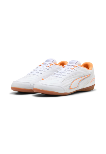 Puma Kinder Truco IV JR Fu�ballschuh Sneaker 108970 01 White Orange 