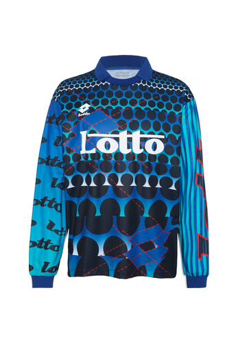 Lotto Herren Trikot Shirt Langarm 1325014 Sportshirt Training Loose Fit Blau