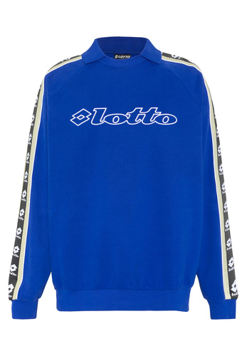 Lotto Herren Sweatshirt 1325016 Training Pullover Loose Fit Blau  