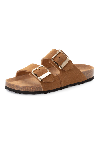 Tamaris Damen Pantolette 1-27503-42-3B7 Frauen Schuhe M2753342 Braun