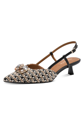 Tamaris Stiletto Slingpumps Damen 1-29512-46-098 Frauen Schuh Black Comb