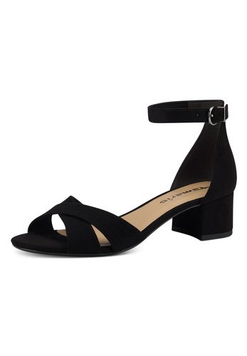 Tamaris Damen Sandalette 1-28226-42-001 Frauen Schuhe vegan Schwarz