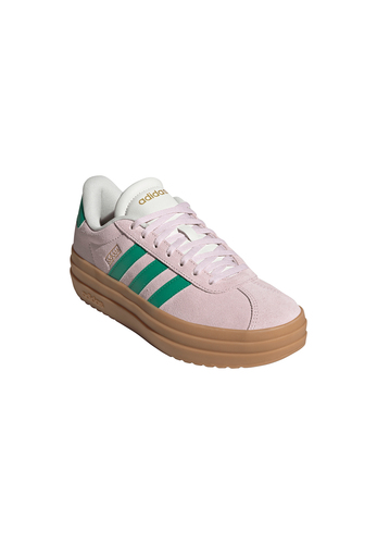 Adidas Damen VL COURT BOLD Plateau Sneaker Frauen Schuh JP6916 Rosa/Gr�n