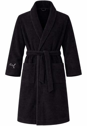 Puma Unisex Bademantel Morgenmantel Damen Herren Frottee 100% Baumwolle